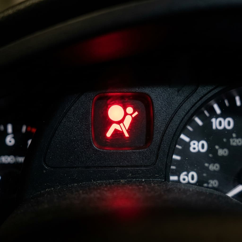 Suzuki Jimny Airbag (SRS) dashboard warning light