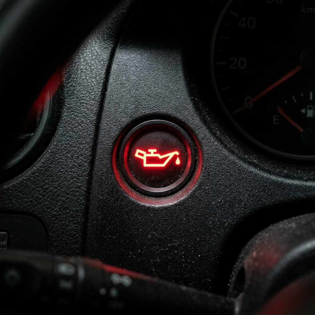 Suzuki Jimny Low Engine Oil Pressure dashboard warning light