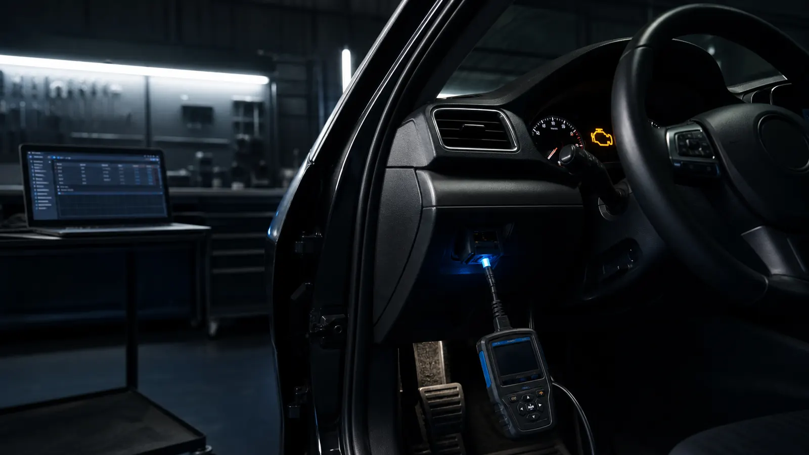 OBD2HQ diagnostic dashboard with code search and vehicle troubleshooting